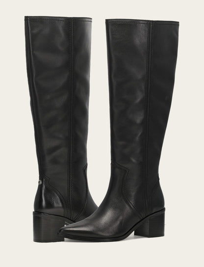 Women's Black Sadie Softy Tall Wide Calf Boot | Frye Value
