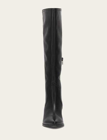 Women's Black Sadie Softy Tall Wide Calf Boot | Frye Value