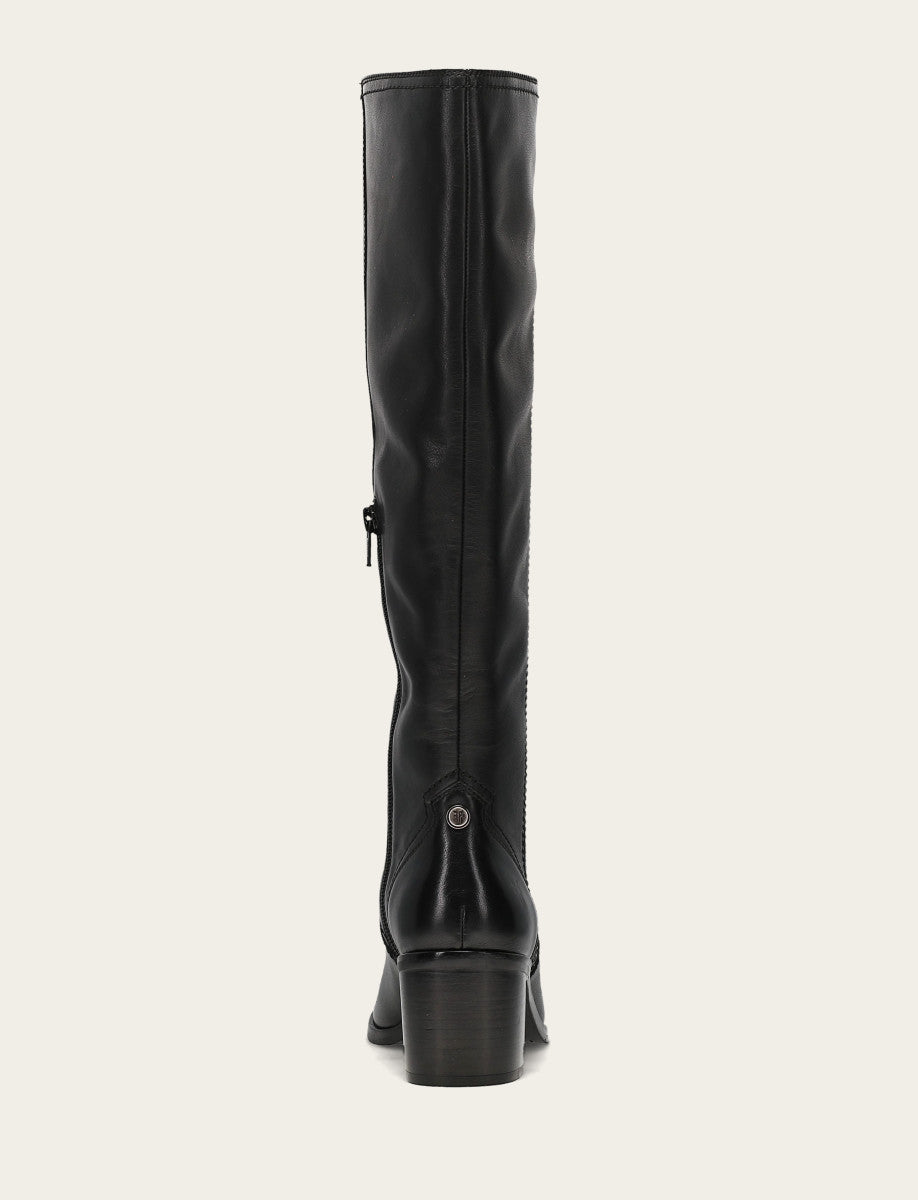 Women's Black Sadie Softy Tall Wide Calf Boot | Frye Value