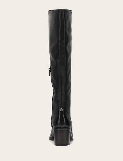 Women's Black Sadie Softy Tall Wide Calf Boot | Frye Value