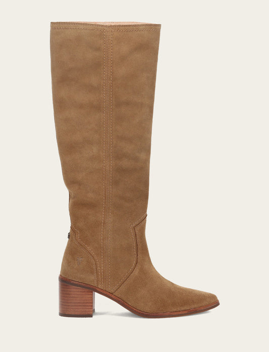 Women's Almond Sadie Softy Tall Wide Calf Boot | Frye Popular