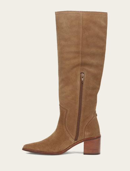 Women's Almond Sadie Softy Tall Wide Calf Boot | Frye Popular