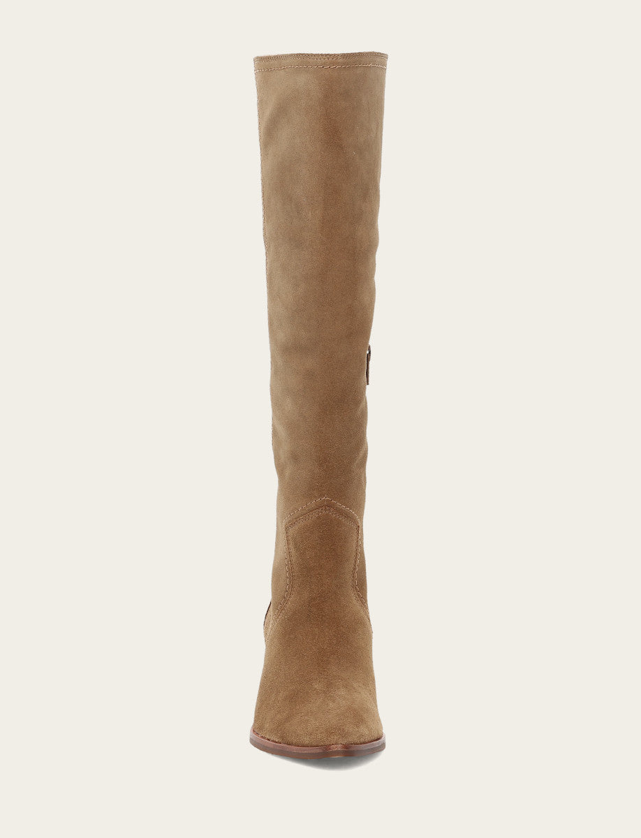 Women's Almond Sadie Softy Tall Wide Calf Boot | Frye Popular