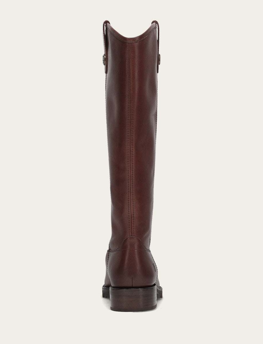 Women's Brown Melissa Lug Button Tall Boot | Frye Top Pick