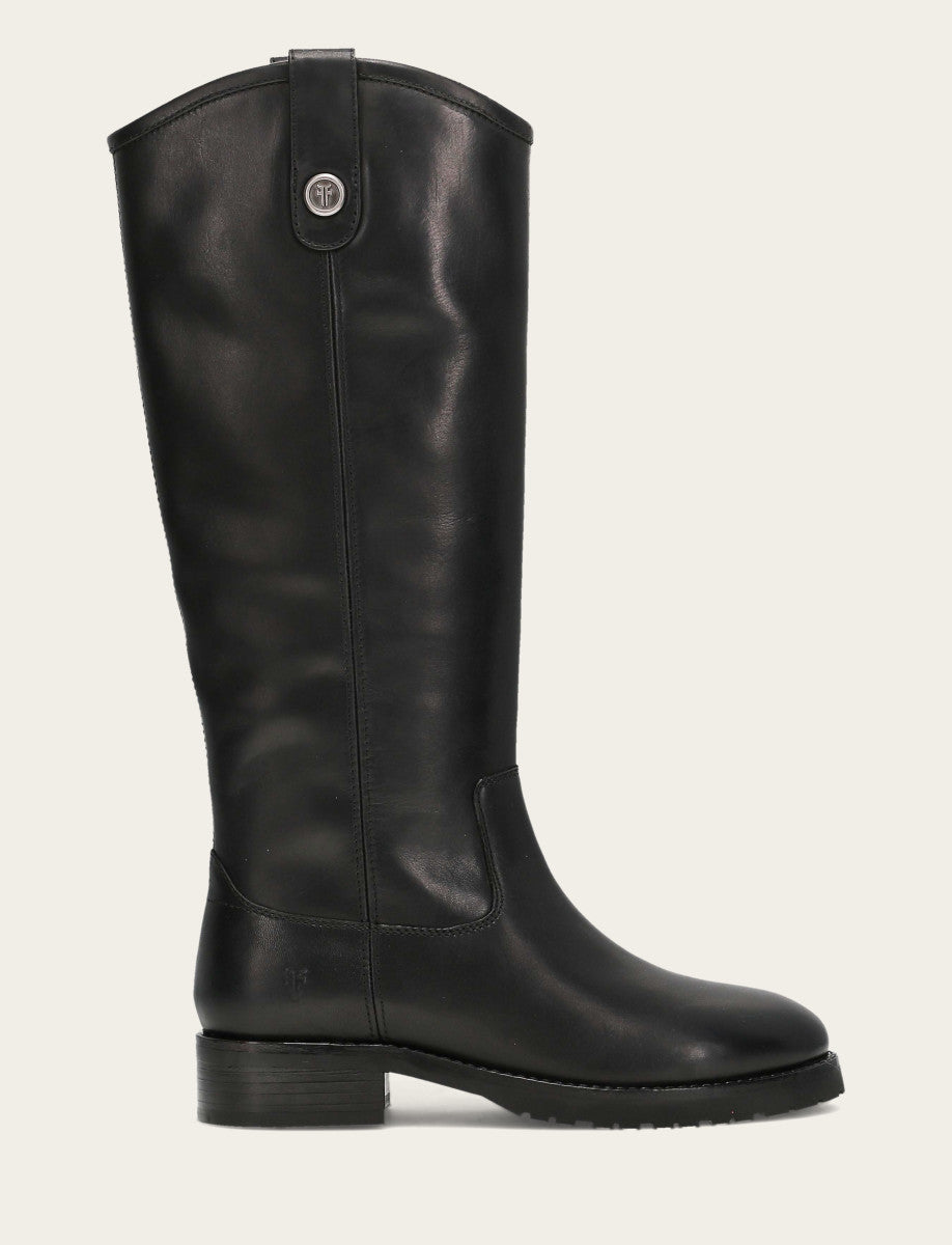 Women's Black Melissa Lug Button Tall Boot | Frye Sale