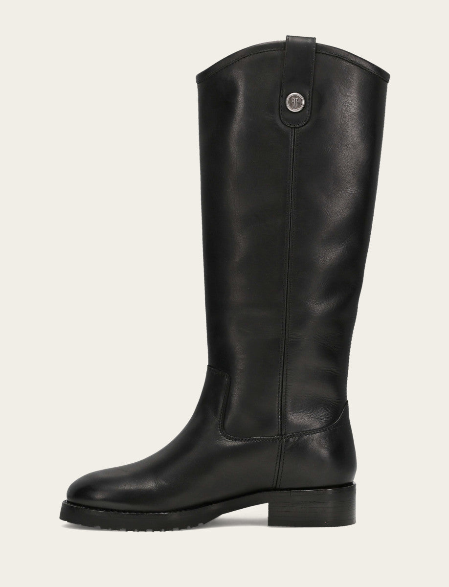 Women's Black Melissa Lug Button Tall Boot | Frye Sale