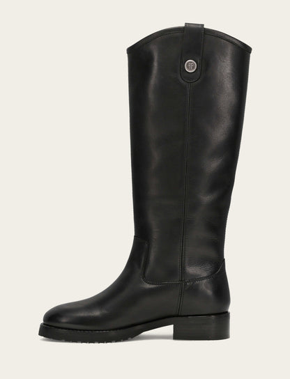 Women's Black Melissa Lug Button Tall Boot | Frye Sale
