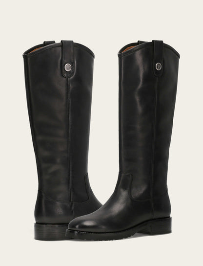 Women's Black Melissa Lug Button Tall Boot | Frye Sale