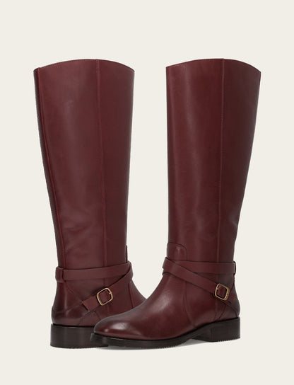 Women's Merlot Melissa Belted Riding Boot | Frye Great Value
