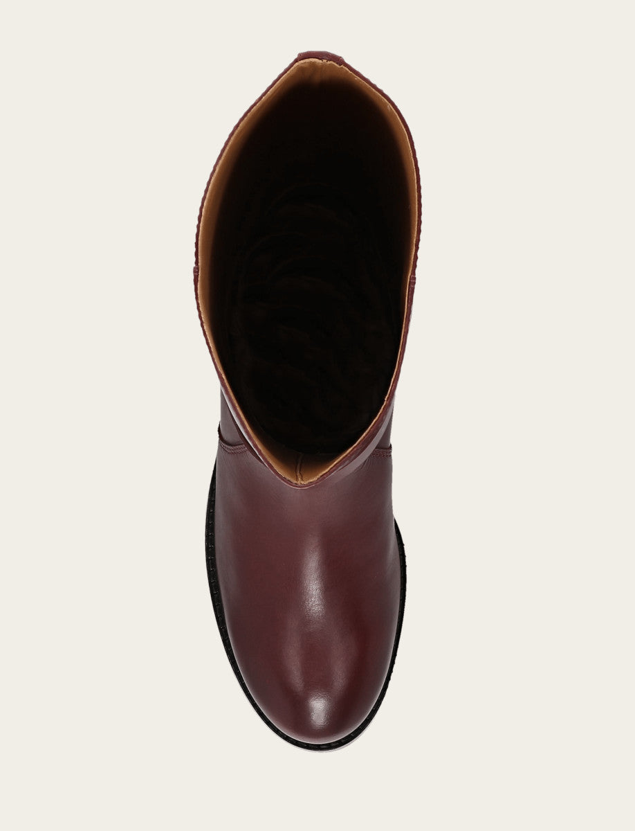 Women's Merlot Melissa Belted Riding Boot | Frye Great Value