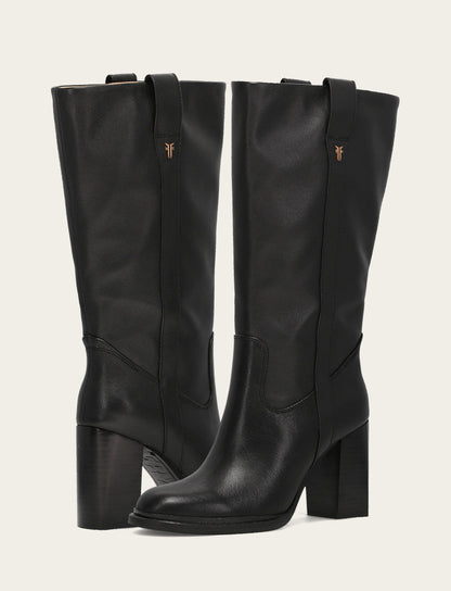 Women's Black Alex Slouchy Mid Boot | Frye Exclusive