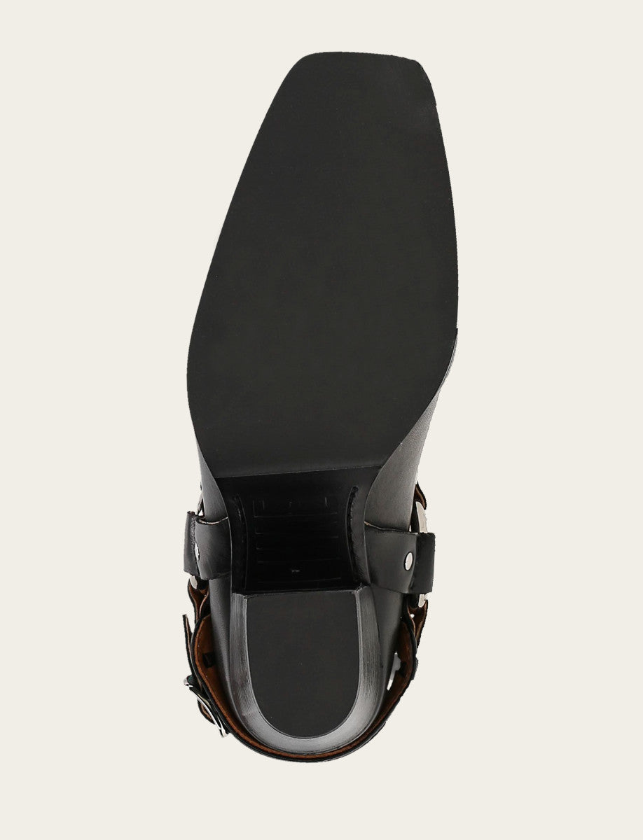 Women's Black Shiloh Harness Belted Boot | Frye Value