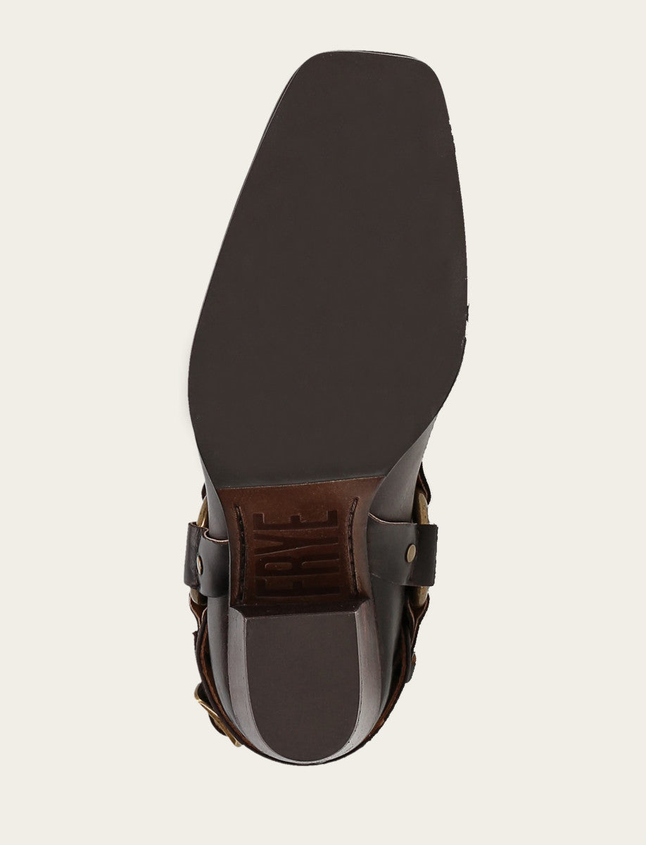 Women's Dark Brown Shiloh Harness Belted Boot | Frye Top Pick