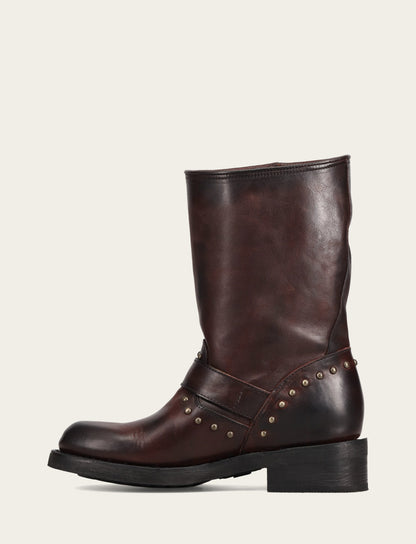 Women's Cherry Lacquer Viv Fringe Engineer Boot | Frye Classic