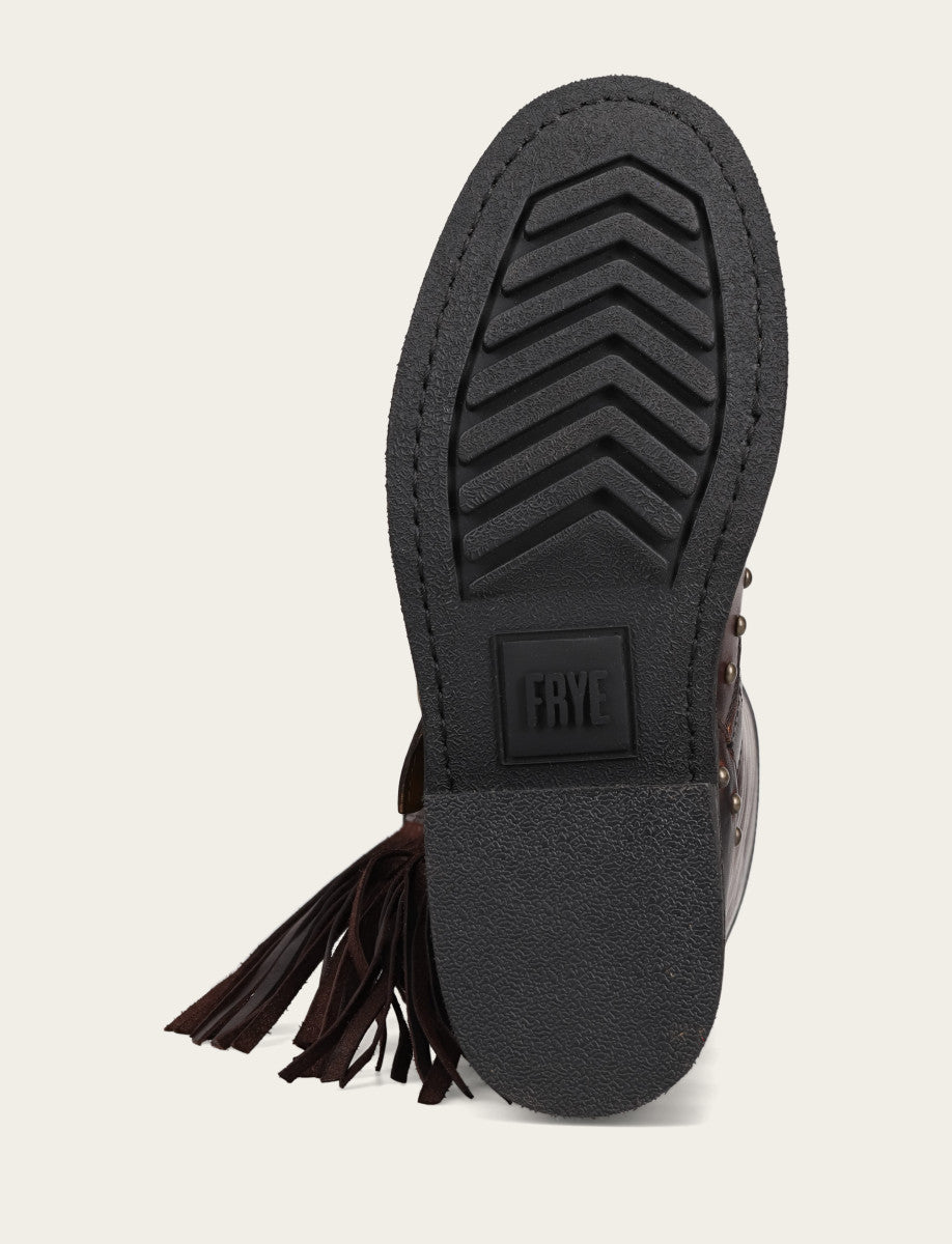 Women's Cherry Lacquer Viv Fringe Engineer Boot | Frye Classic