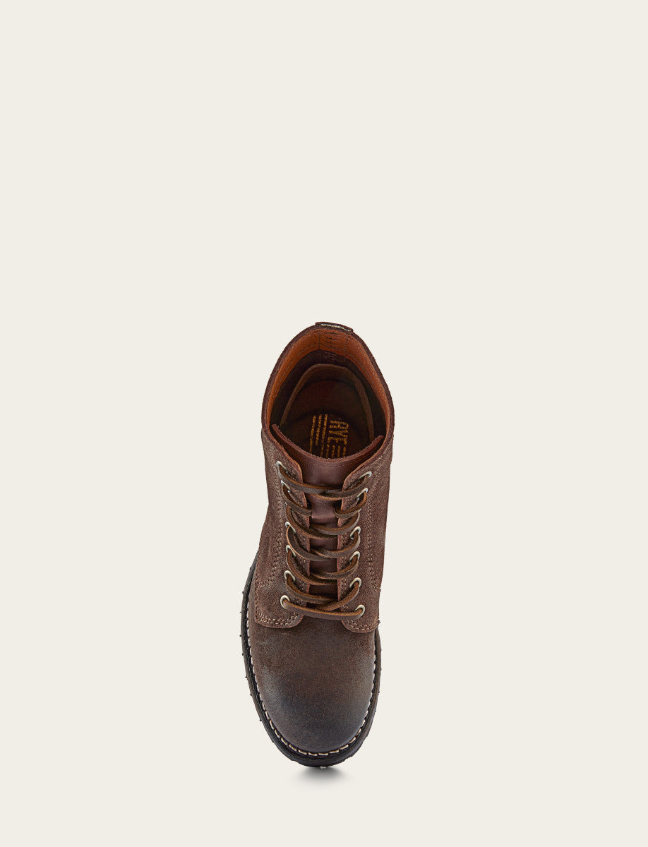 Women's Dark Brown Sabrina 6G Lace Up Boots | Frye Premium