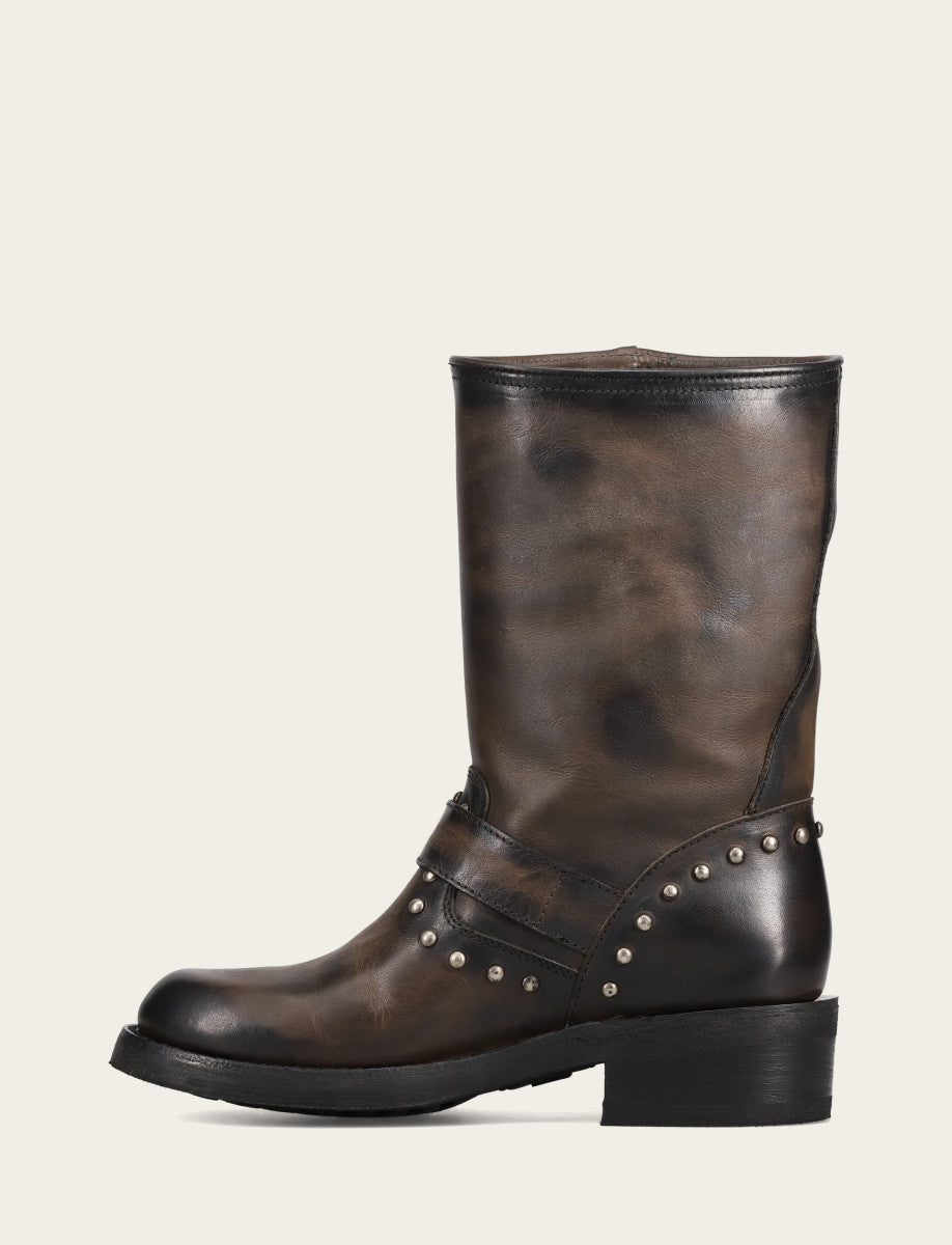 Women's Black Viv Fringe Engineer Boot | Frye Value