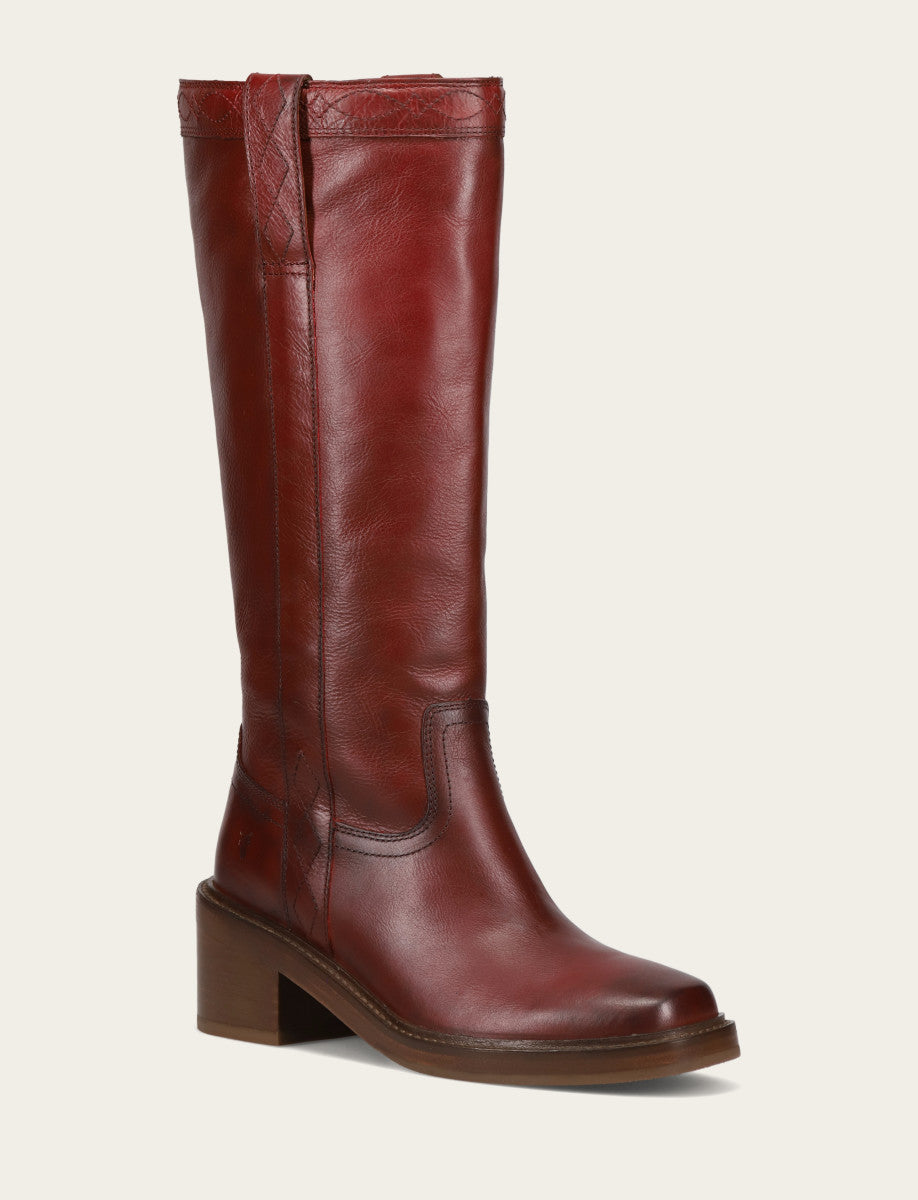 Women's Merlot Kate Pull On Wide Calf Boot | Frye Great Value