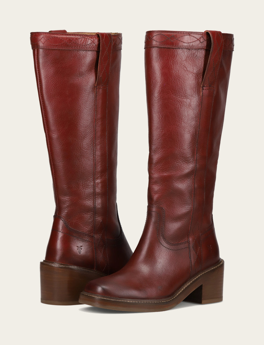 Women's Merlot Kate Pull On Wide Calf Boot | Frye Great Value