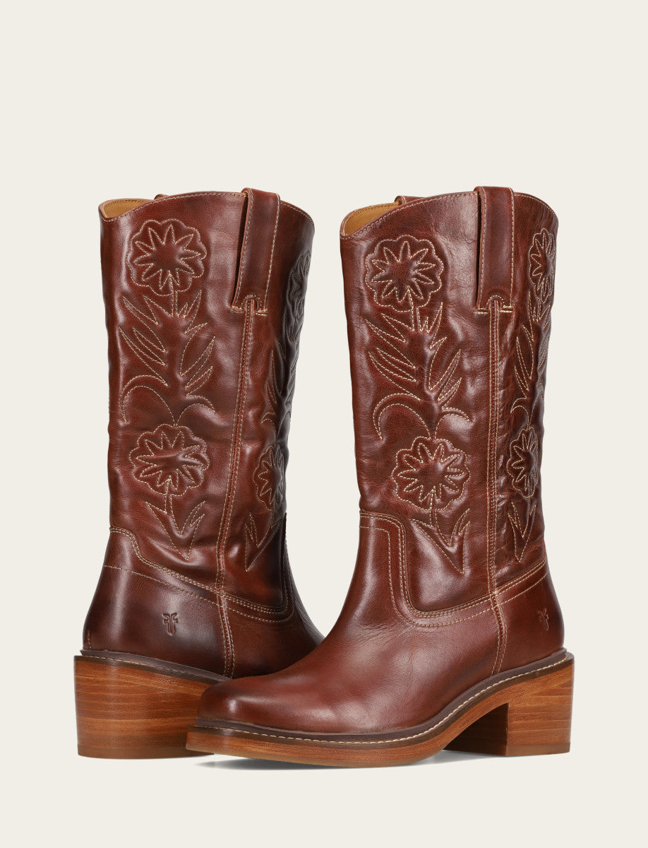 Auburn Kate Deco Stitch Boot | Frye Deals