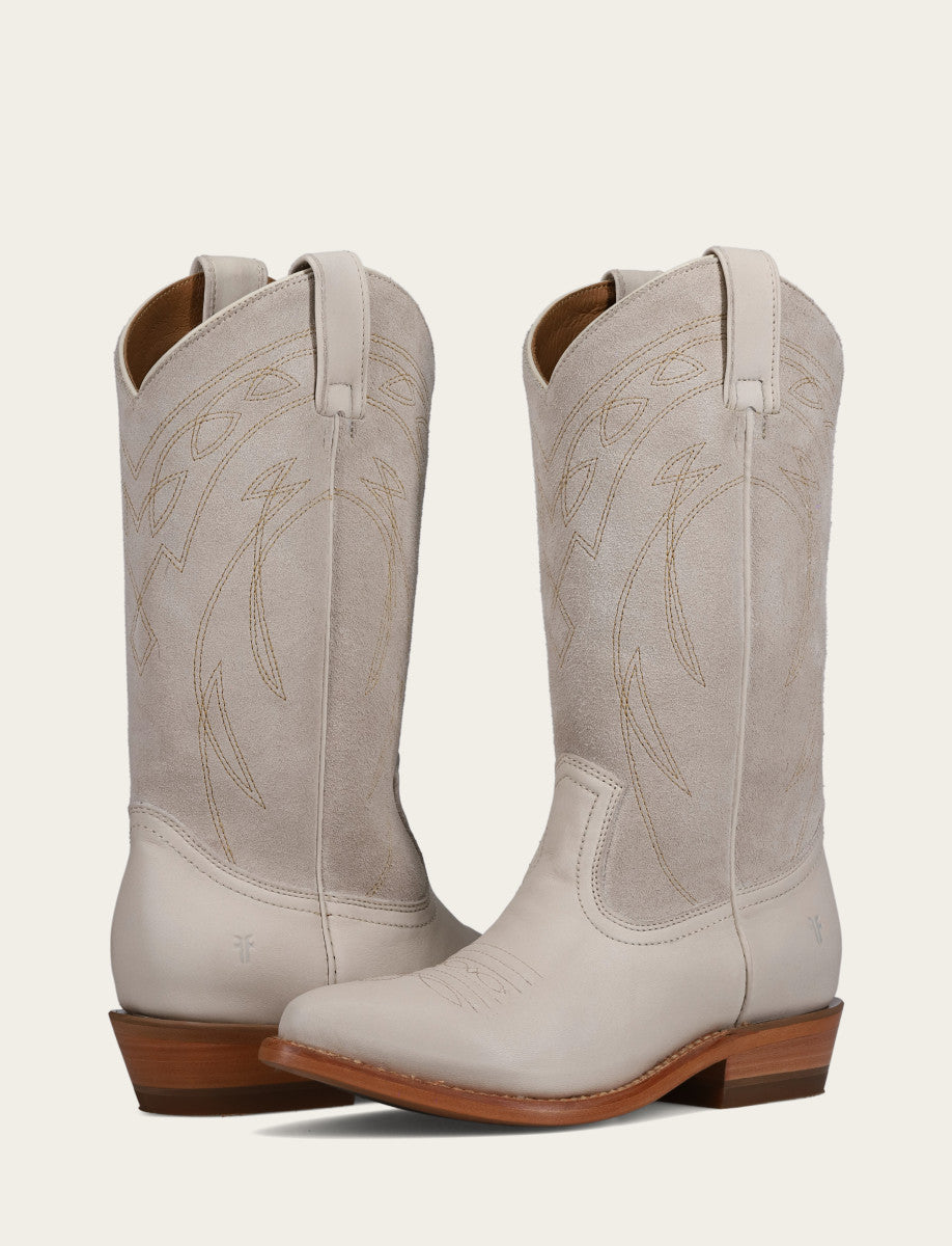 Ivory Billy Pull On Deco Stitch Boot | Frye Featured