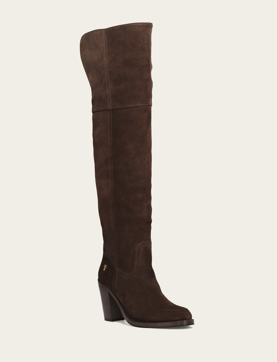 Women's Dark Brown Corinne Over The Knee Boot | Frye Everyday