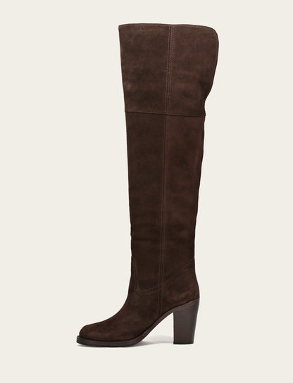 Women's Dark Brown Corinne Over The Knee Boot | Frye Everyday