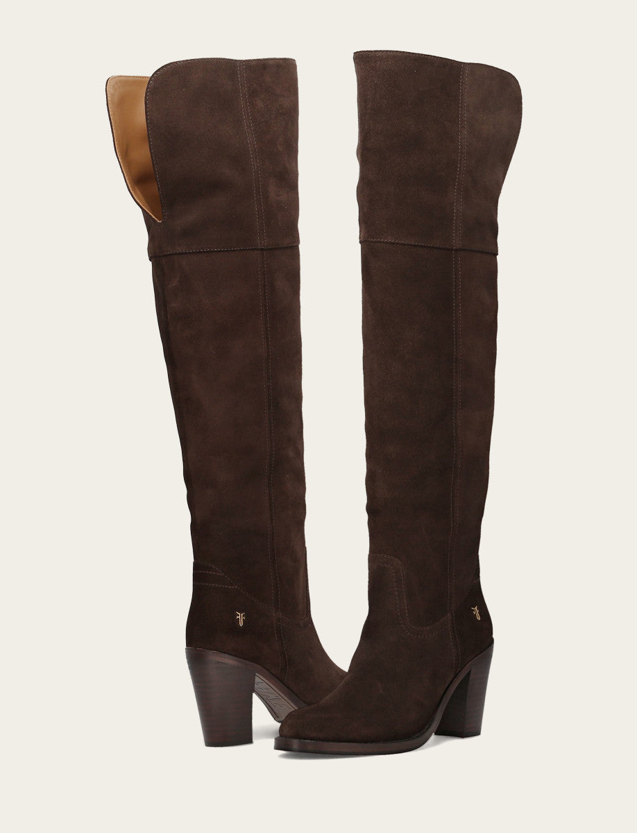 Women's Dark Brown Corinne Over The Knee Boot | Frye Everyday