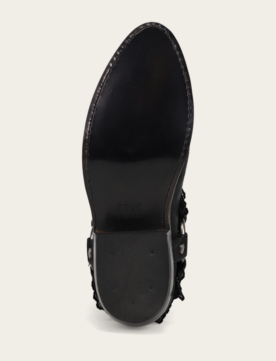 Women's Black Billy Harness Ruffle Boots | Frye Best Seller