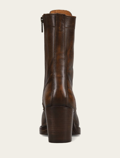 Women's Distressed Dk Brown Jean Lace Up Boot | Frye Sale