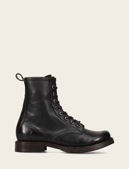 Women's Black Veronica Flex Combat Booties | Frye Featured