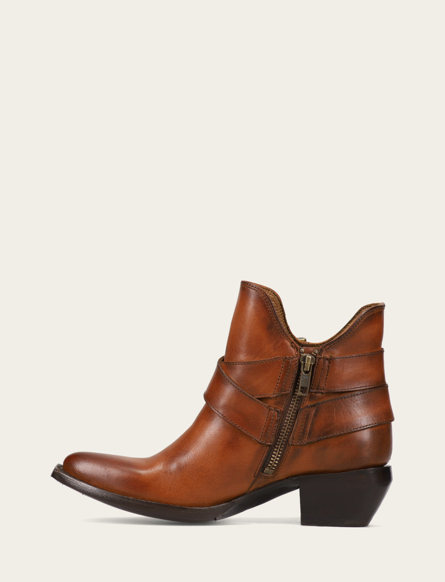 Women's Caramel Sacha Multi Strap Booties | Frye New