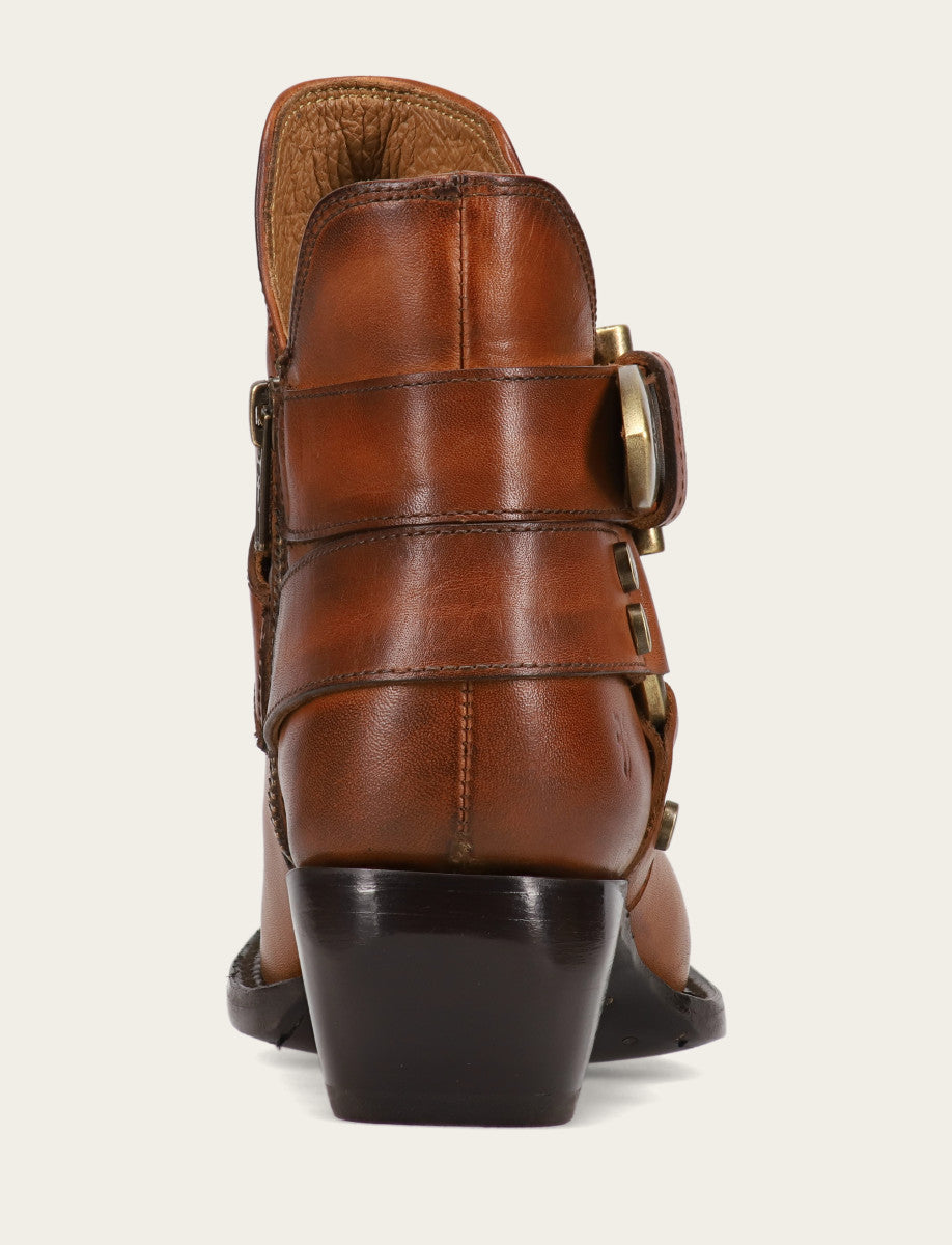 Women's Caramel Sacha Multi Strap Booties | Frye New