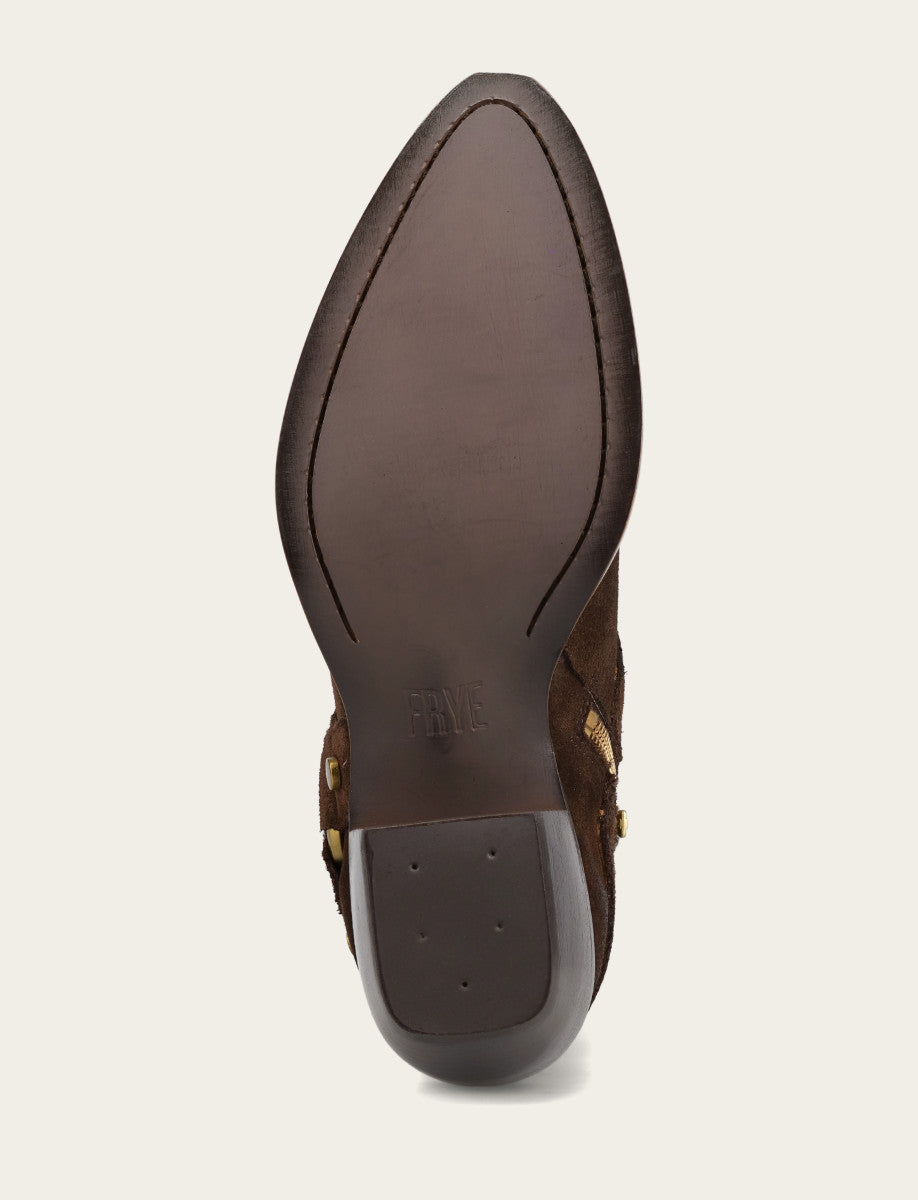 Women's Chocolate Sacha Multi Strap Booties | Frye New