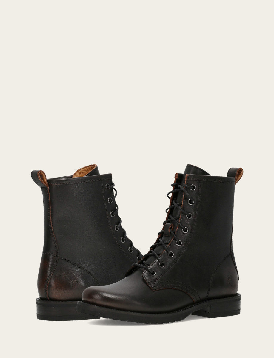 Antique Brown Veronica Flex Combat Boot | Frye Best Price
