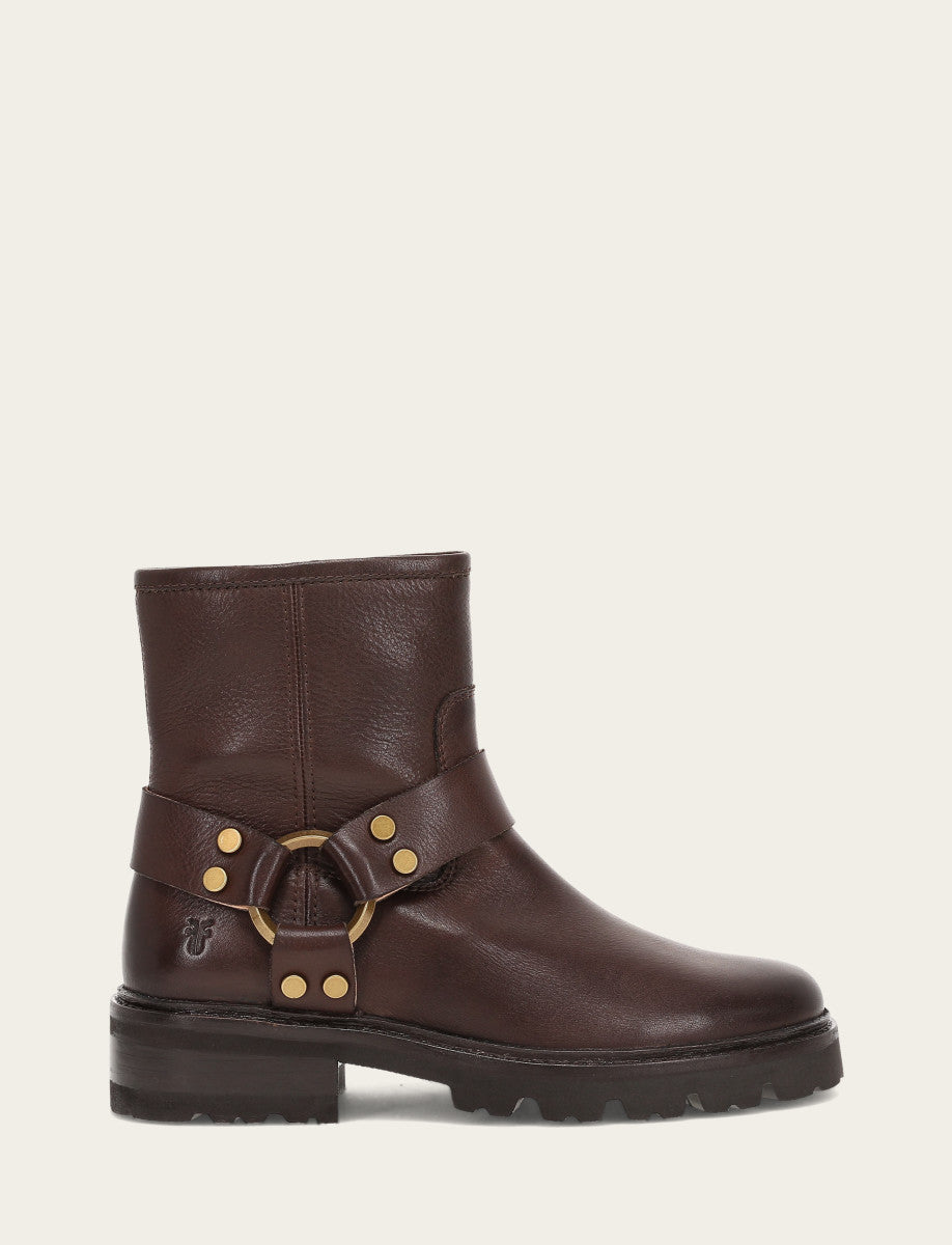 Women's Chocolate Olivia Harness Short Booties | Frye Sale