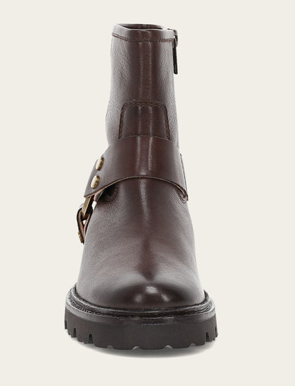 Women's Chocolate Olivia Harness Short Booties | Frye Sale