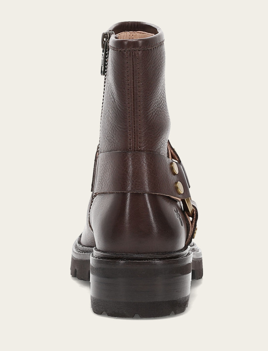 Women's Chocolate Olivia Harness Short Booties | Frye Sale
