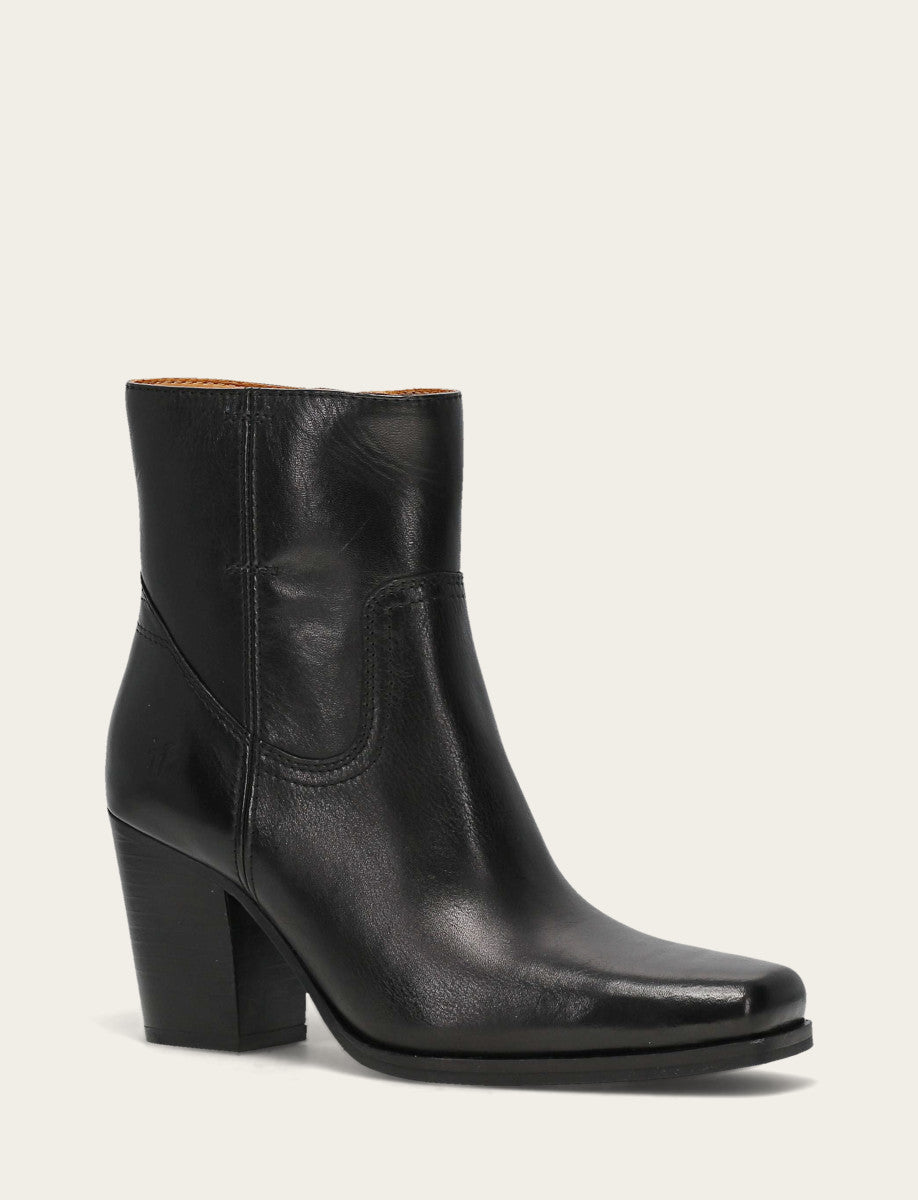 Women's Black Shiloh Zip Booties | Frye Exclusive