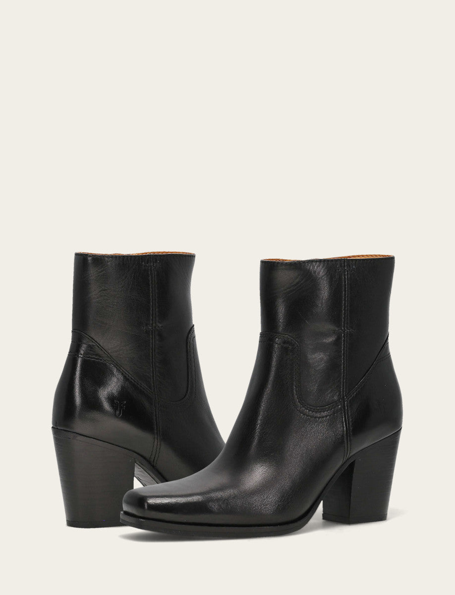 Women's Black Shiloh Zip Booties | Frye Exclusive