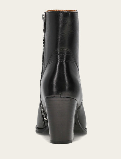 Women's Black Shiloh Zip Booties | Frye Exclusive