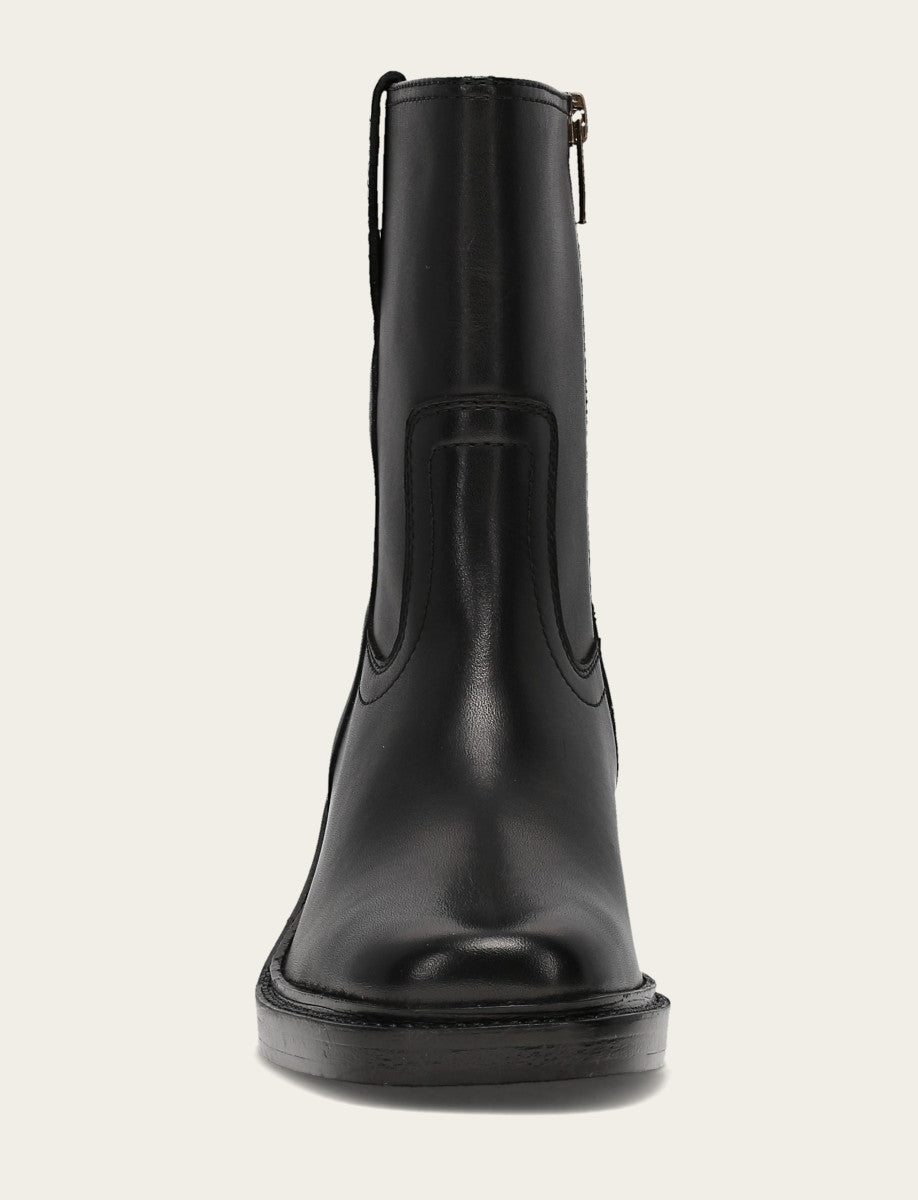 Women's Black Kate Short Inside Zip Boot | Frye Essential