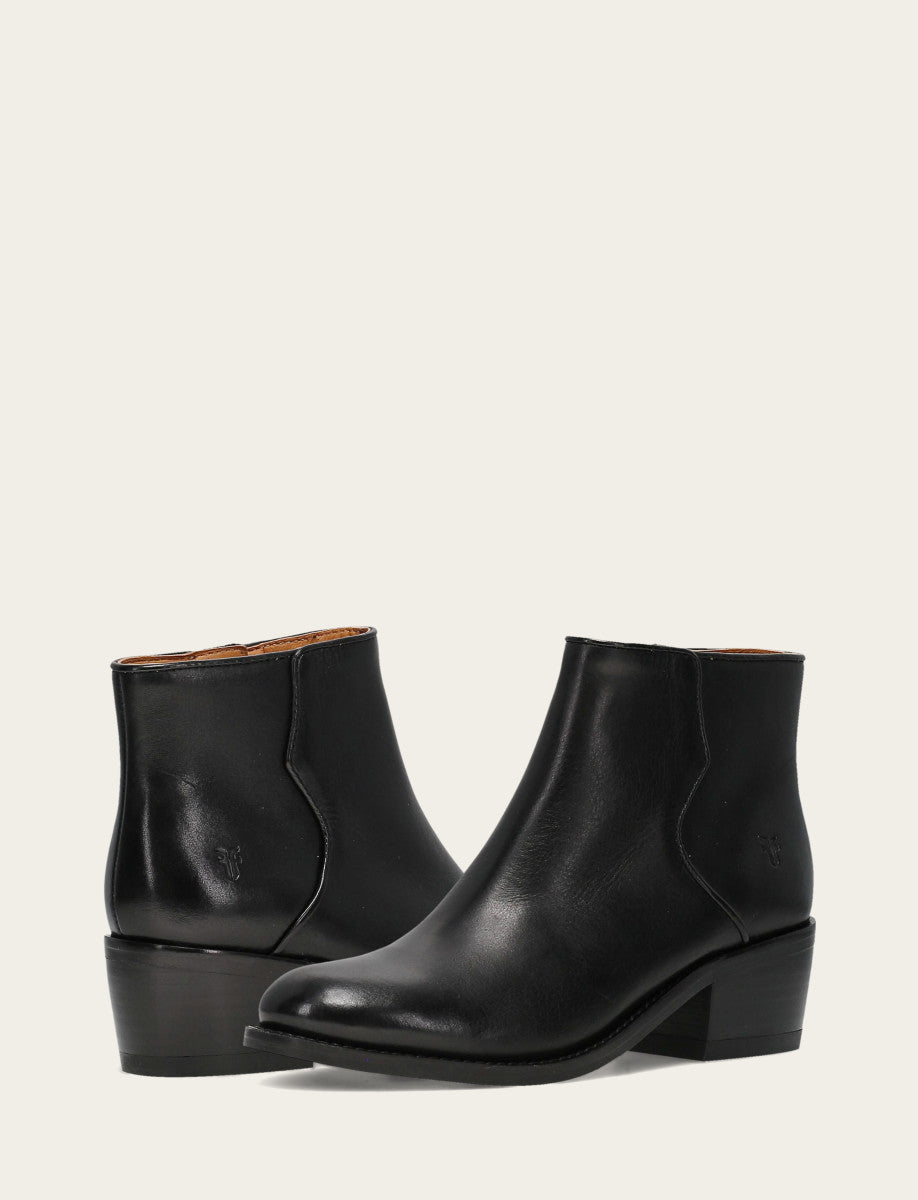 Women's Black Carson 2 Piping Booties | Frye Exclusive