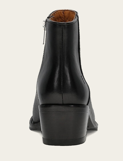 Women's Black Carson 2 Piping Booties | Frye Exclusive