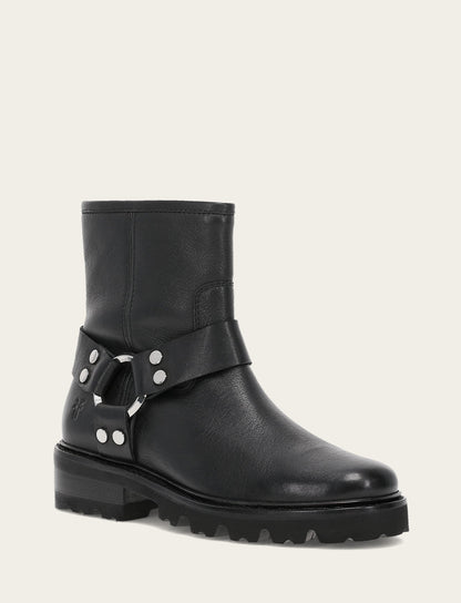 Women's Black Olivia Harness Short Booties | Frye Top Pick