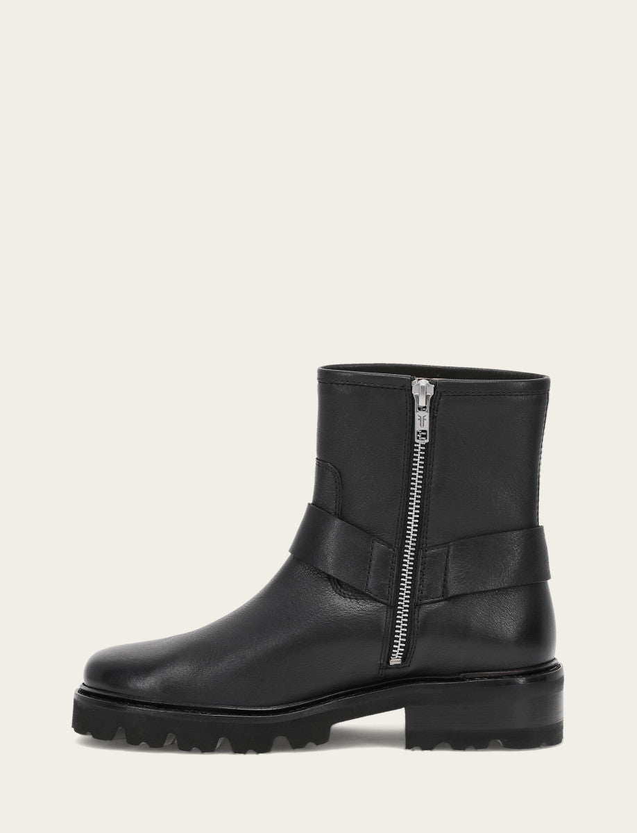 Women's Black Olivia Harness Short Booties | Frye Top Pick