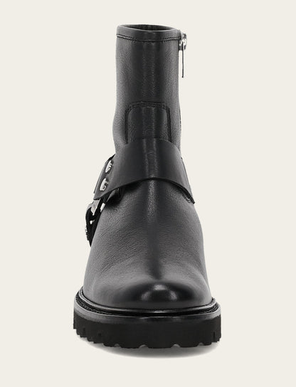 Women's Black Olivia Harness Short Booties | Frye Top Pick