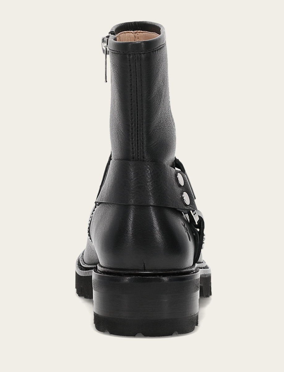 Women's Black Olivia Harness Short Booties | Frye Top Pick