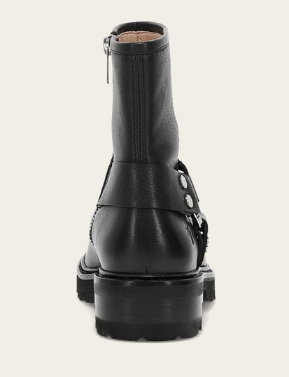 Women's Black Olivia Harness Short Booties | Frye Top Pick