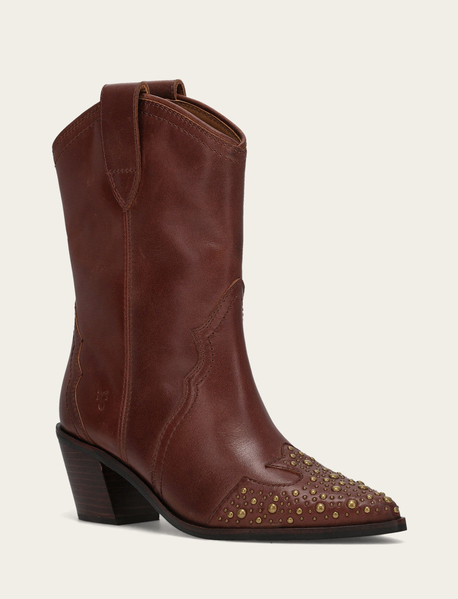 Women's Saddle Sara Wingtip Stud Western Boots | Frye Deals